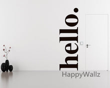 Hello. Wall Decal