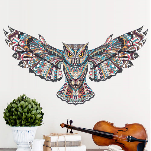 Beautiful Cartoon Owl Wall Sticker