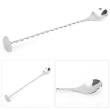 New Stainless Steel Threaded Bar Spoon Swizzle Stick