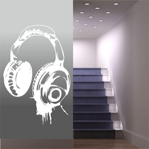 Headphones Wall Decal