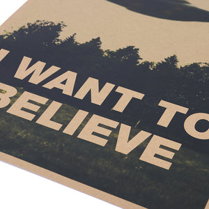 I Want To Believe Wall Canvas