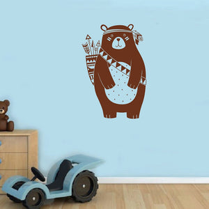 Tribal Bear Wall Decal