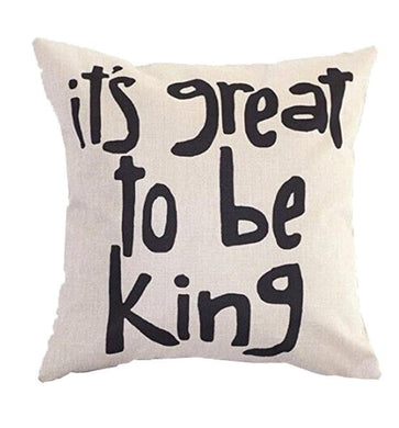 The King Pillow Case Cushion Cover