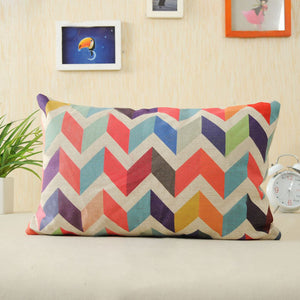 Geometric Pillow Case Cushion Cover