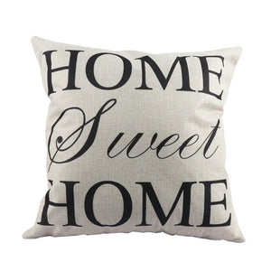 Home Sweet Home Pillow Case Cushion Cover