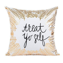 Golden Love Pillow Case Cushion Cover