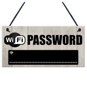 Wifi Password Chalkboard Wall Hanger