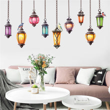 Funky String Light Wall Decal