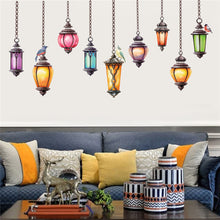 Funky String Light Wall Decal