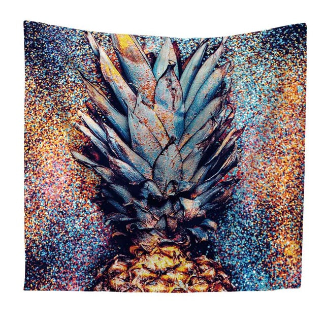 Multicolor Pineapple Tapestry