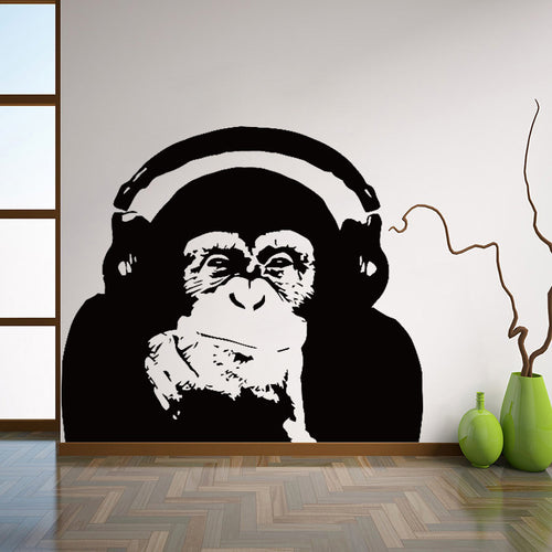 Thinking Gorilla Wall Decal