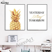 Pineapple Yesterday, Today, Tomorrow Wall Art