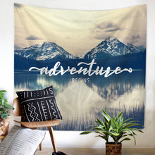 Adventure Begins Wall Tapestry