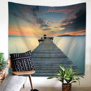 Adventure Begins Wall Tapestry