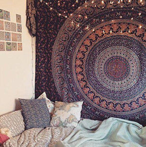 Indian Bohemian Mandala Tapestry